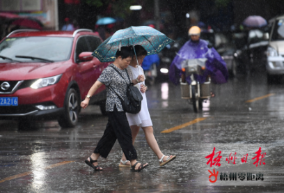 臺(tái)風(fēng)影響 秋雨送爽