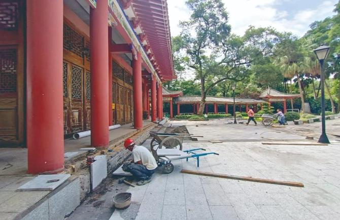 珠山公園改造穩(wěn)步推進